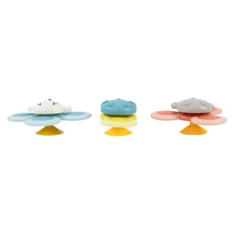 3 spinners sensoriels animaux Blanc 3 - vertbaudet enfant 