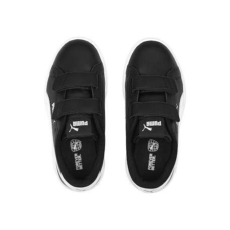 Baskets basses  à scratch Puma noir puma blanc 5 - vertbaudet enfant 