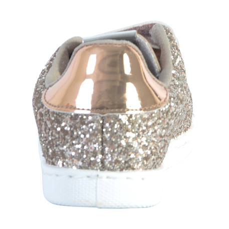 Baskets basses  à scratch  vernis Nude 3 - vertbaudet enfant 