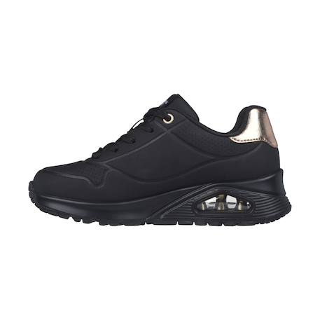 Baskets basses à lacets Blanc+Noir 8 - vertbaudet enfant 