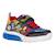 Baskets basses à scratch Bleu c0200+Noir royal 9 - vertbaudet enfant 