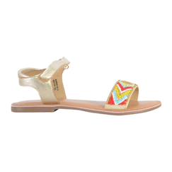 -Sandales en cuir  à scratch
