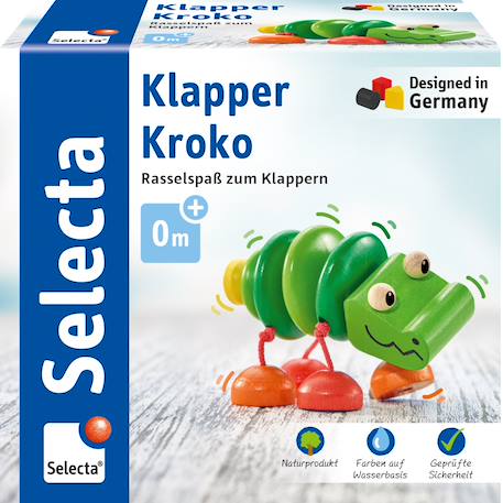 Hochet croco Vert 2 - vertbaudet enfant 