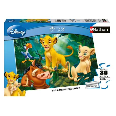 Puzzle simba & co 30 pcs Bleu 1 - vertbaudet enfant 