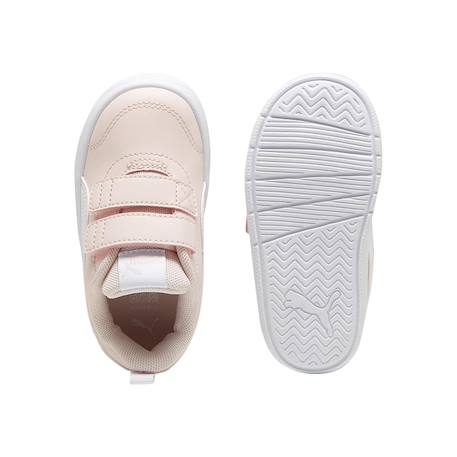 Baskets basses à scratch Rose puma blanc 4 - vertbaudet enfant 