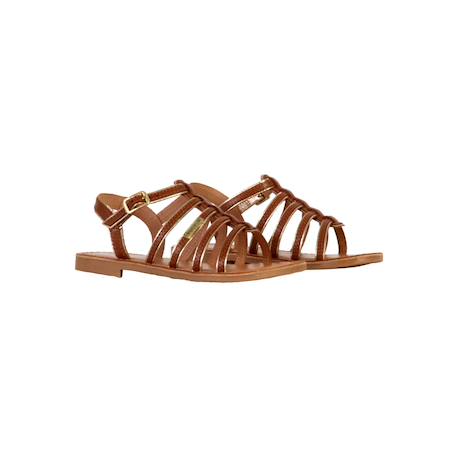 Sandales en cuir  à brides Marine+Tan 8 - vertbaudet enfant 