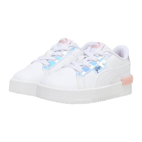 Baskets basses à lacets Blanc smoothie noir 3 - vertbaudet enfant 