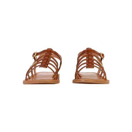 Sandales en cuir  à brides Marine+Tan 9 - vertbaudet enfant 