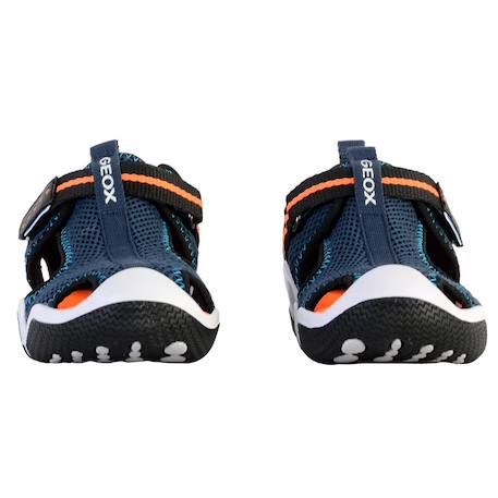 Baskets  à scratch Marine orange 5 - vertbaudet enfant 