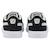 Baskets basses  à lacets  velours Noir blanc 3 - vertbaudet enfant 