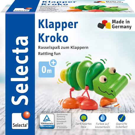 Hochet croco Vert 4 - vertbaudet enfant 