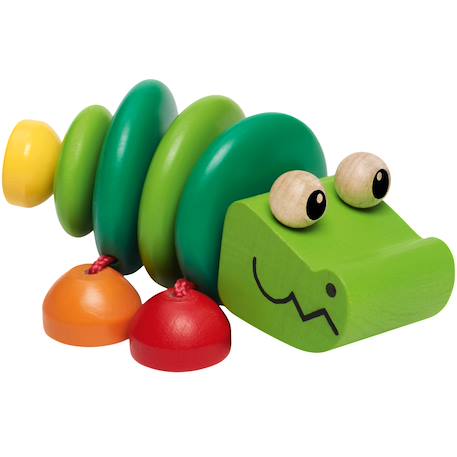 Hochet croco Vert 1 - vertbaudet enfant 