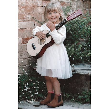 Guitare en bois pour enfant Marron 4 - vertbaudet enfant 