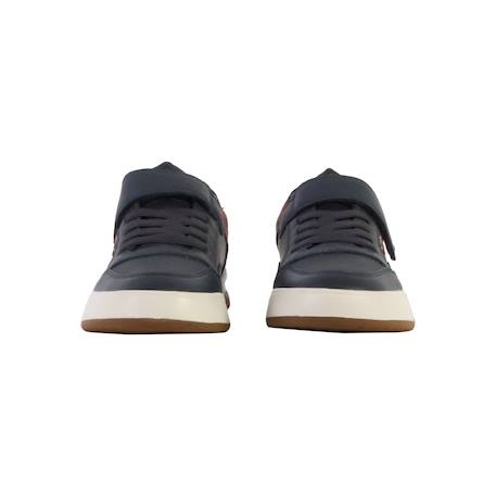 Baskets basses  à scratch Marine rouge sombre+Noir 5 - vertbaudet enfant 