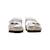 Sandales en cuir  à scratch Blanc   noir+Blanc fushia 11 - vertbaudet enfant 