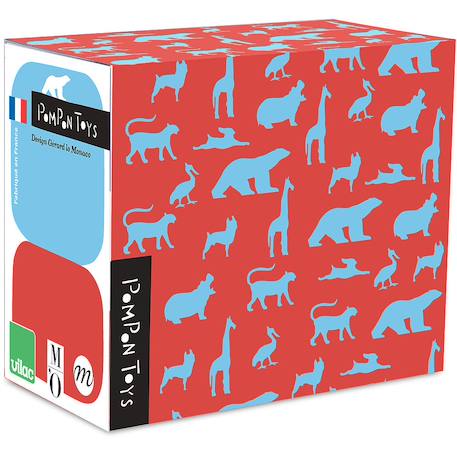 Ours blanc à tirer pompon Blanc 4 - vertbaudet enfant 