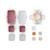 Lunch box à compartiments 800ml tresor Bleu dino+Bleu infinity+Bleu wolf+Cannelle fox+Rose birds+Rose blush+Rose papercut+Vert forest+Vert raccoon 38 - vertbaudet enfant 