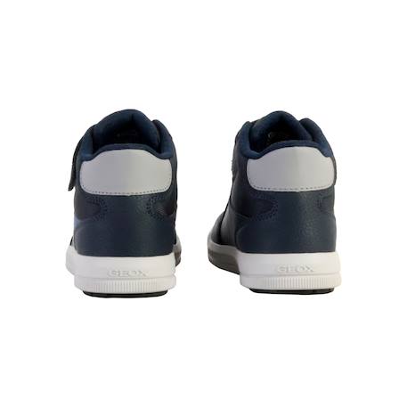 Baskets montantes  à scratch Navy gris 4 - vertbaudet enfant 