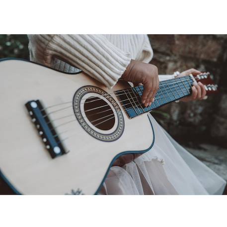 Guitare en bois pour enfant Marron 5 - vertbaudet enfant 
