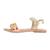 Sandales en cuir  à scratch Or multi 2 - vertbaudet enfant 