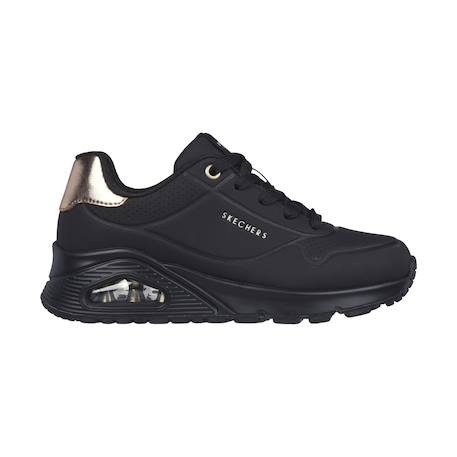 Baskets basses à lacets Blanc+Noir 7 - vertbaudet enfant 