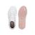 Baskets basses à lacets fille Blanc+Blanc mauve mist 9 - vertbaudet enfant 