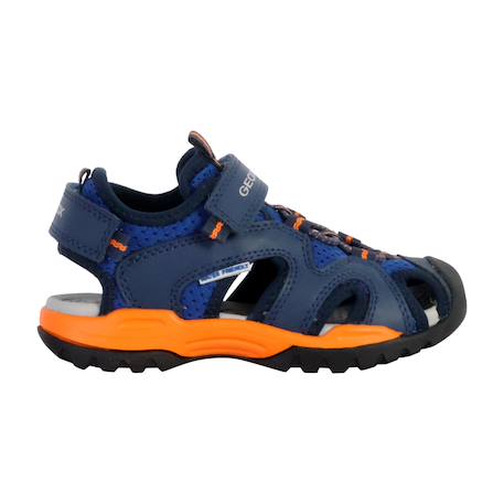Sandales à scratch Royal orange 1 - vertbaudet enfant 