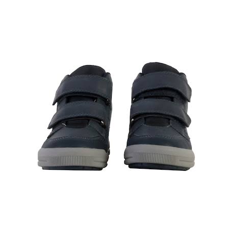 Baskets montantes  à scratch Marine avio+Noir royal 5 - vertbaudet enfant 