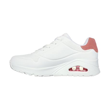 Baskets basses  à lacets Blanc corail+Blanc mint 2 - vertbaudet enfant 
