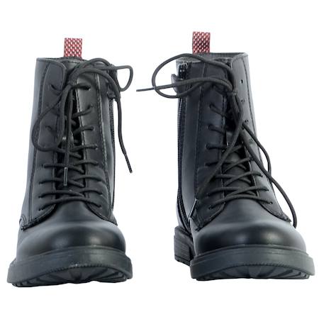 Bottines à scratch Gun+Noir 10 - vertbaudet enfant 