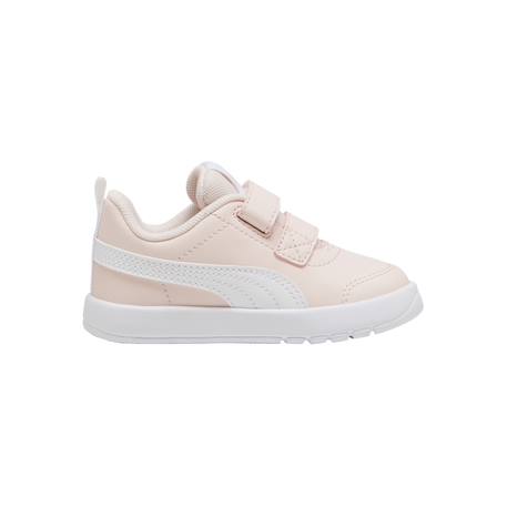 Baskets basses à scratch Rose puma blanc 1 - vertbaudet enfant 