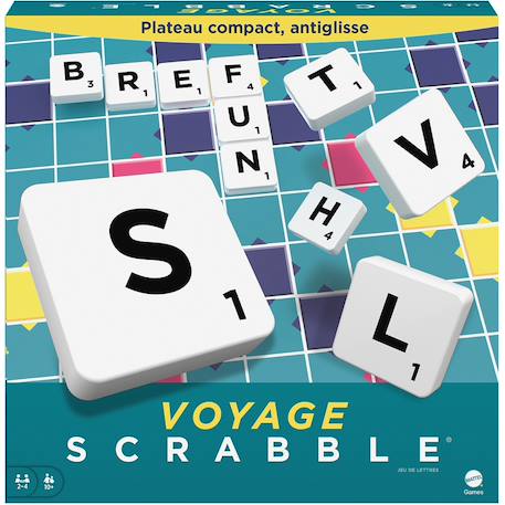 Jeu de société Scrabble voyage édition Miniature MULTICOLORE 2 - vertbaudet enfant 