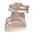 Sandales  vernis  à brides Blanc rose claire+Noir platinium+Rose 16 - vertbaudet enfant 