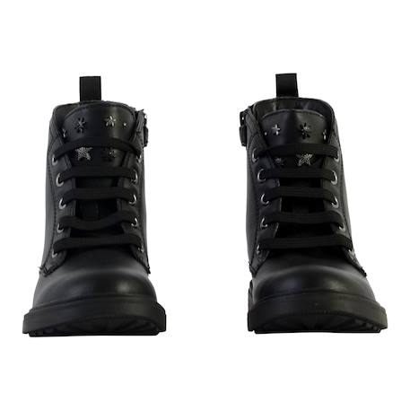 Bottes  à lacets Noir gun 5 - vertbaudet enfant 