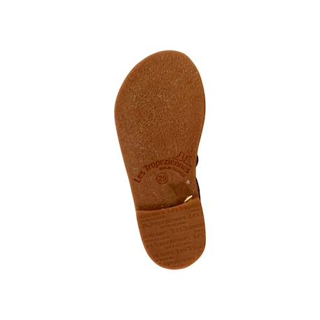 Sandales en cuir  à brides Marine+Tan 11 - vertbaudet enfant 