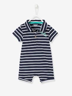 Combinaison de plage col polo bébé garçon  - vertbaudet enfant