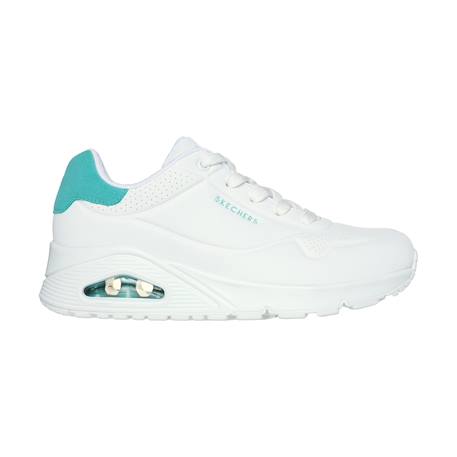 Baskets basses  à lacets Blanc corail+Blanc mint 6 - vertbaudet enfant 
