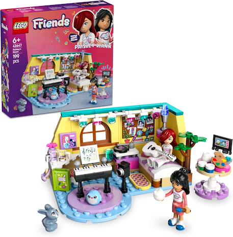 Chambre de paisley Friends - 42647 Jouet de Construction avec 2 Mini-poupées et Un Lapin Multicolore 3 - vertbaudet enfant 