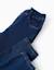 Jegging en denim à taille réglable Bleu+Bleu clair+Bleu foncé 12 - vertbaudet enfant 