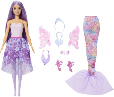 Poupée fantaisie 3 en 1 barbie Multicolore 2 - vertbaudet enfant 