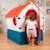 Maisonnette cabane twilight plastique Rouge - blanc - bleu 3 - vertbaudet enfant 