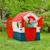 Maisonnette cabane twilight plastique Rouge - blanc - bleu 2 - vertbaudet enfant 