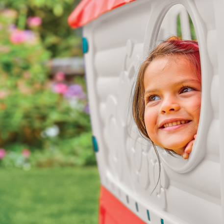 Maisonnette cabane twilight plastique Rouge - blanc - bleu 6 - vertbaudet enfant 