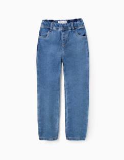 Jegging en denim à taille réglable  - vertbaudet enfant
