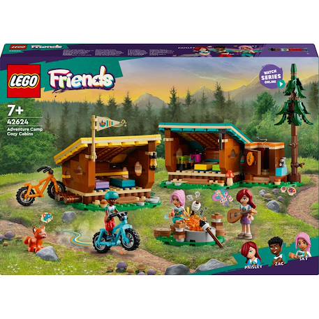 Friends Les cabanes chaleureuses de la base de loisirs - 42624 Multicolore 1 - vertbaudet enfant 