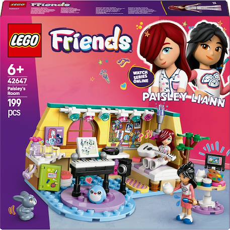 Chambre de paisley Friends - 42647 Jouet de Construction avec 2 Mini-poupées et Un Lapin Multicolore 1 - vertbaudet enfant 