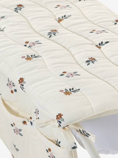 Table à langer 2 en 1 pour poupon en métal RETRO FLOWER écru 6 - vertbaudet enfant 