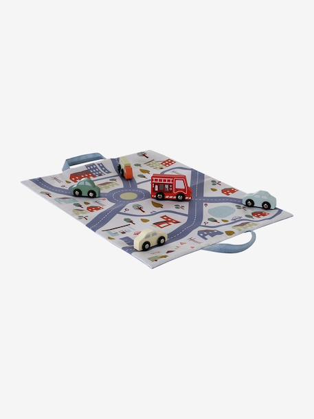 Tapis circuit pliable avec accessoires beige 2 - vertbaudet enfant 