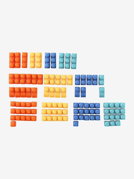 Set de 100 briques de construction en plastique multicolore 3 - vertbaudet enfant 