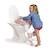 Réducteur de wc kiddyloo Émeraude+Fleur bleue+Gris charme+Rose poudré 15 - vertbaudet enfant 